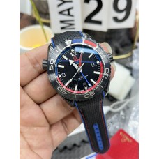 1:1 exact reproduction Omega Seamaster Collection 215.92.46.22.01.004 Watch ('Deep Black' New Zealand Chiefs Edition)